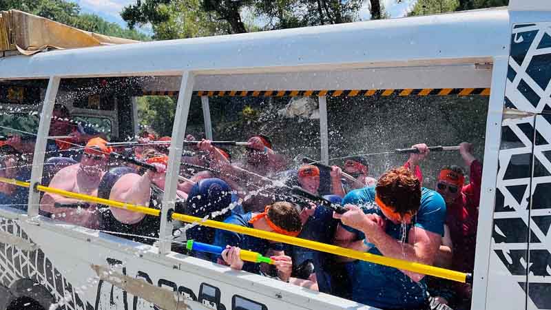 water fight games on safari in kundu