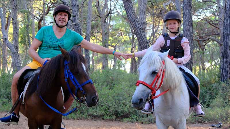 horse riding, horse safari in side